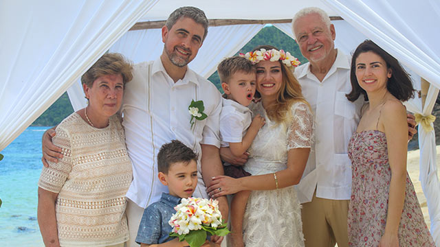 Hochzeit auf den Seychellen mit Familie